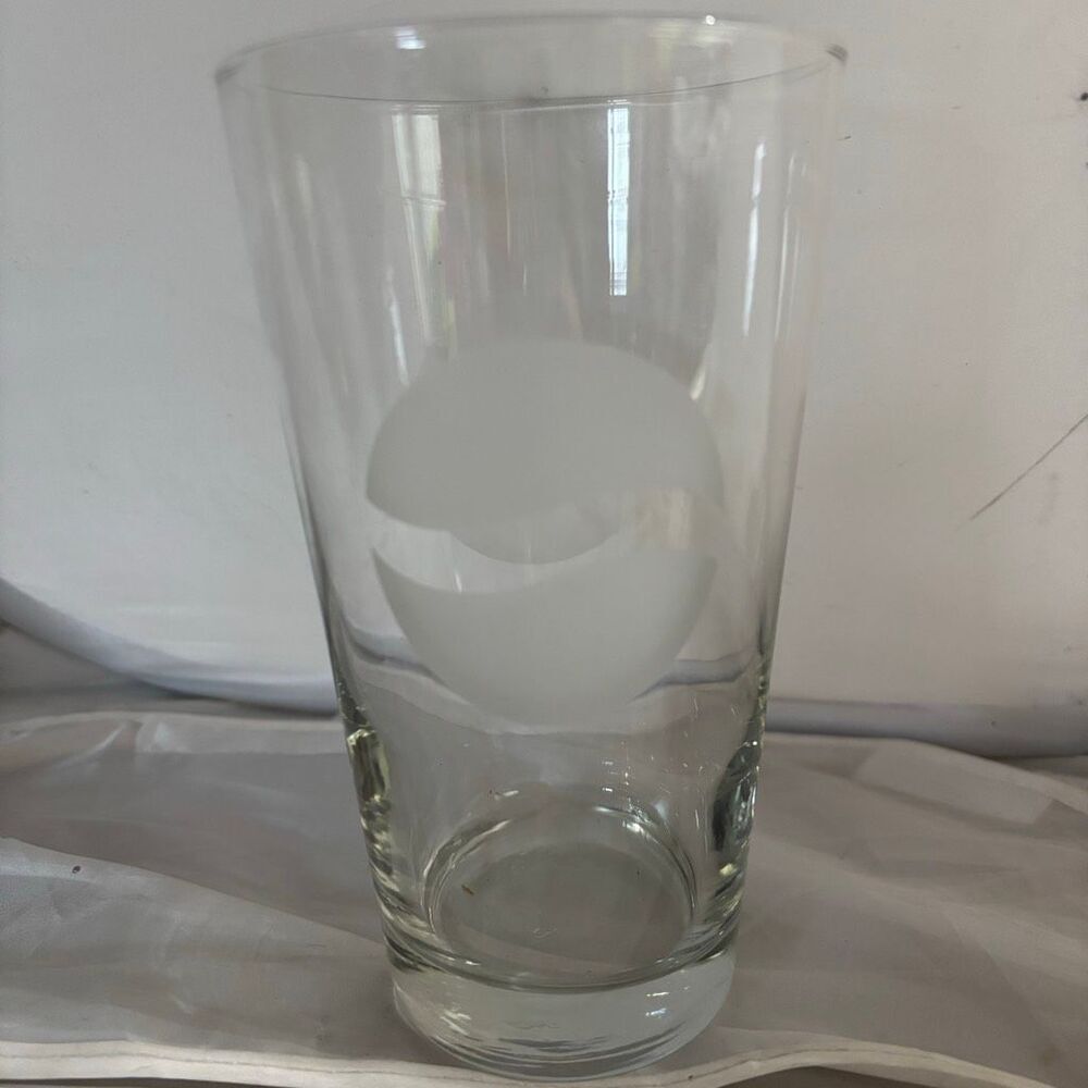 Pepsi Etched 16 Ounce Glass